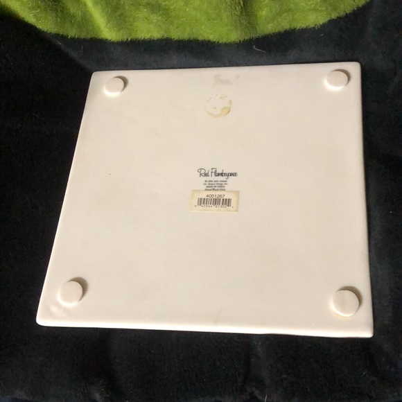 Red hat ladies Tea time ceramic trivet 8“ x 8“ 1/4 inch thick new without box - Picture 8 of 10